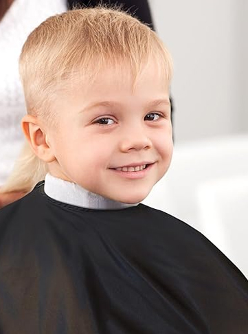 Hair Cutting Cape with Adjustable Snap Closure for Men and Women