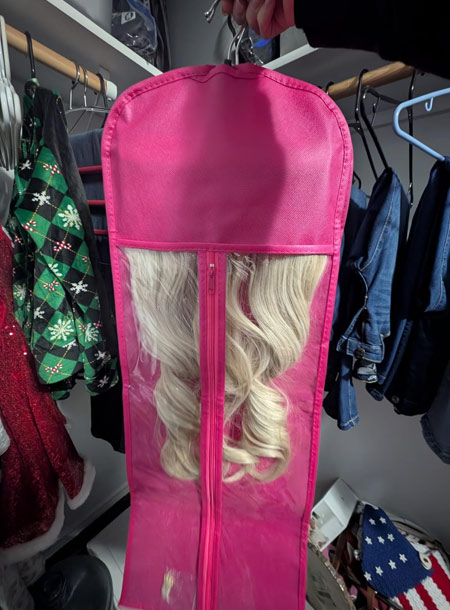 Hair Extension Holder with Hanger