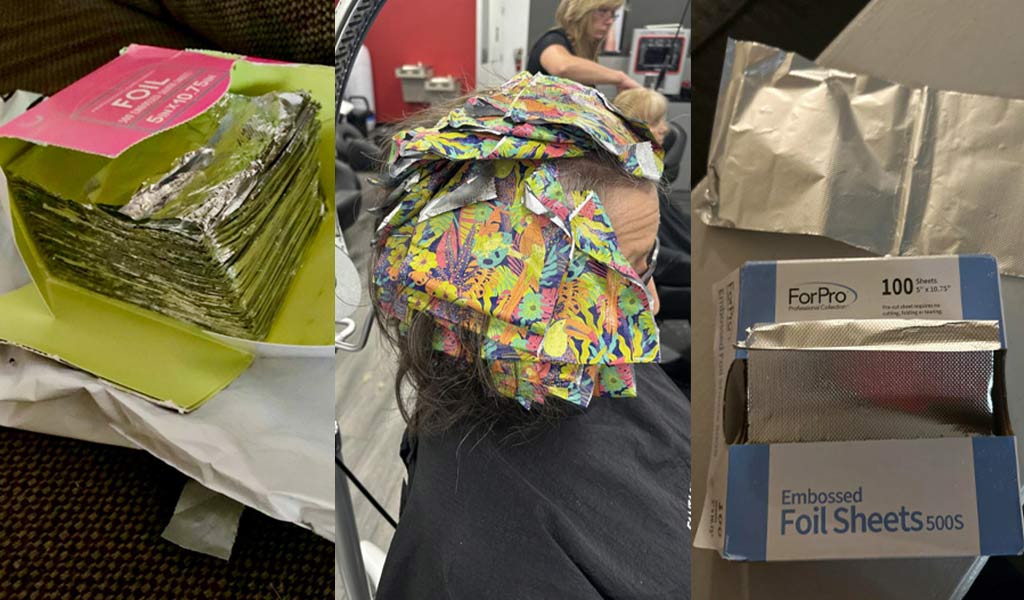 Hair Foils for Coloring for Salon and Home Use
