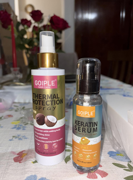 Hair Protectant Coconut Thermal Protector Spray