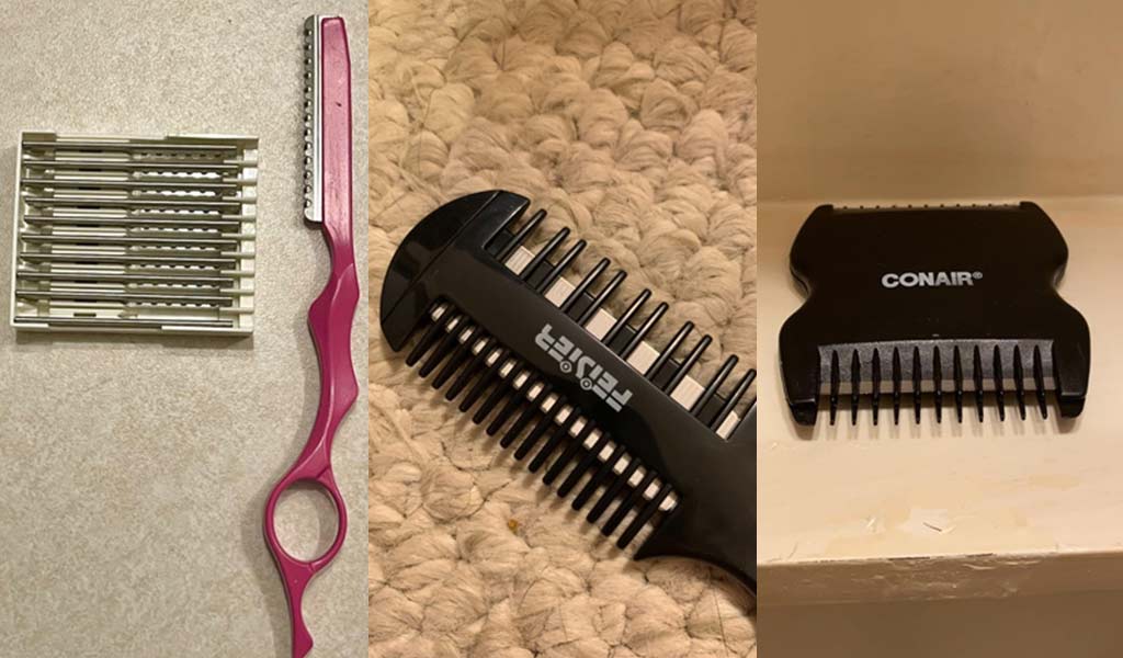 Hair Razor Combs for Easy At-Home Haircuts and Styling