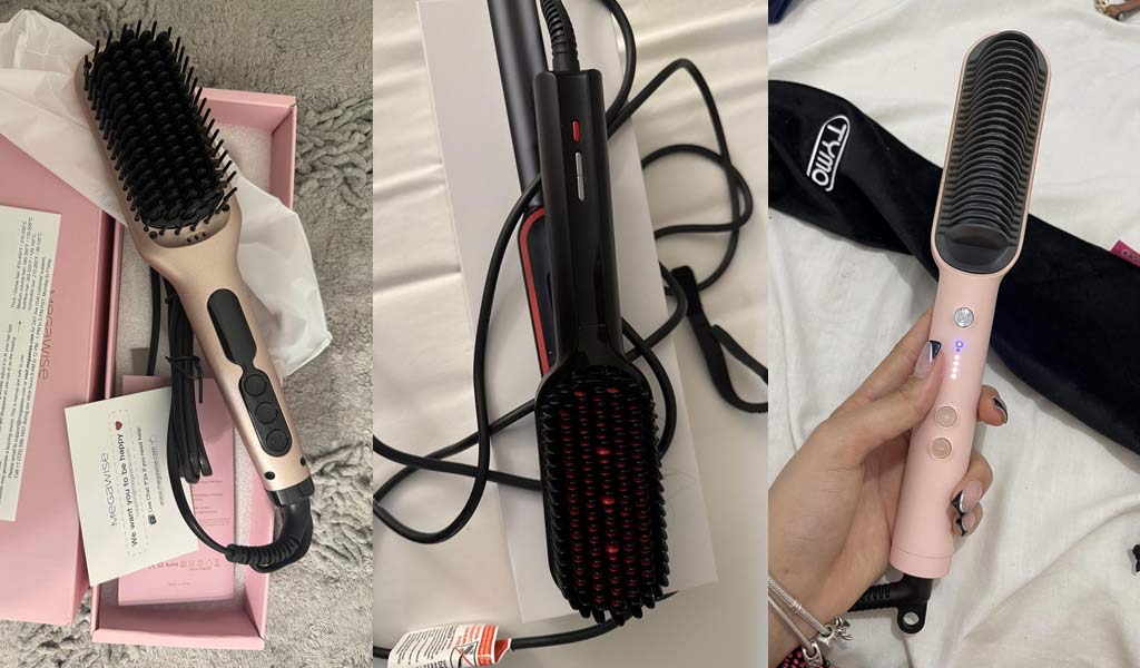 Hair Straightener Brushes for Smooth, Frizz-Free Hair