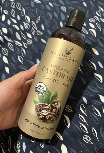 Handcraft Blends Castor Oil with Rosemary Oil - 8 Fl Oz - Premium Carrier Oil for Hair Growth