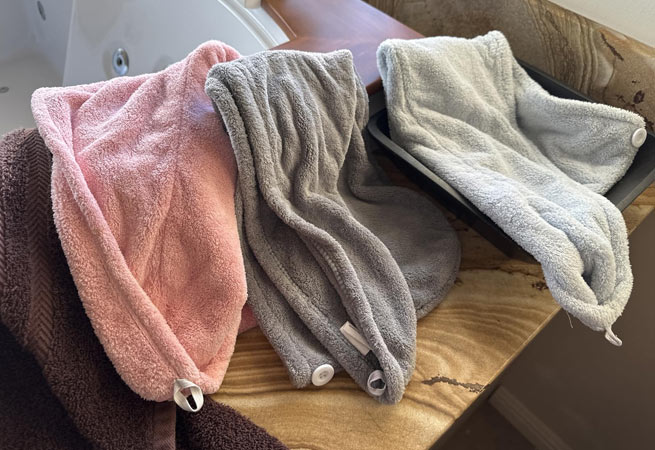 Hicober Microfiber Hair Towel