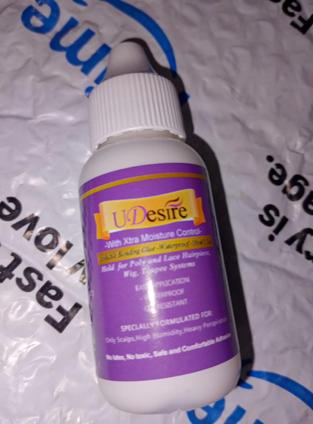 Invisible Bonding Glue for Wig and Hairpiece Systems