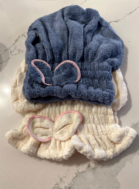 Jseng Microfiber Hair Drying Caps