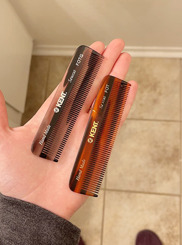 Kent A FOT Handmade Tortoiseshell Pocket Comb for Men