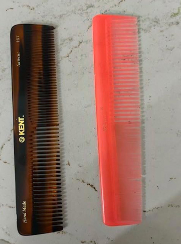 Kent Fine Tooth and Wide Tooth Comb for Daily Grooming