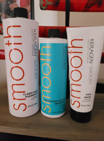 Keragen Brazilian Keratin Smoothing Treatment for Fine to Medium Hair
