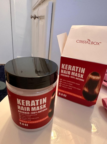 Keratin Hair Mask for Dry Damaged Hair