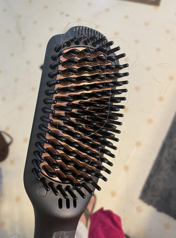 LANDOT Heated Hair Straightener Brush