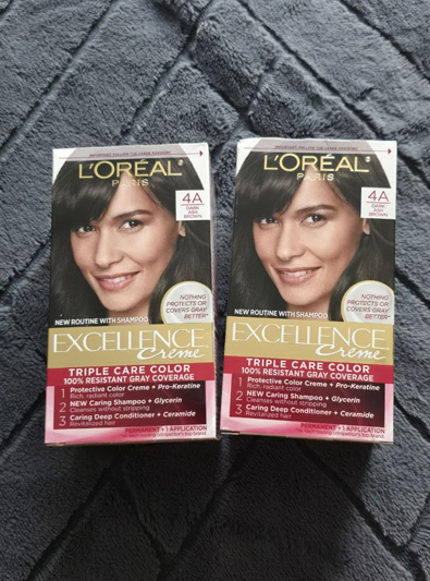 L’Oreal Paris Excellence Creme Permanent Hair Color, 4 Dark Brown
