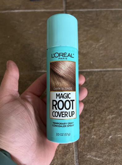 L'Oréal Paris Root Cover Up Temporary Gray Concealer Spray, Dark Brown
