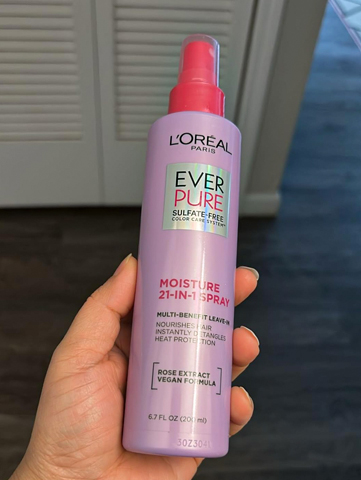 L’Oreal Paris Sulfate Free Moisture Leave-In Conditioner for Dry Hair