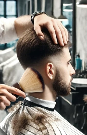 Large Neck Duster Soft Nylon Hair Barber Brush