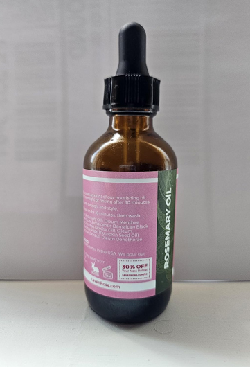 Leven Rose Organic Rosemary Hair Growth Oil