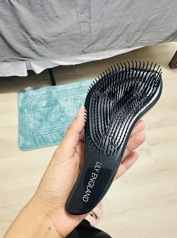 Lily England Detangler Hair Brush for Curly, Thick, Straight & Natural Hair