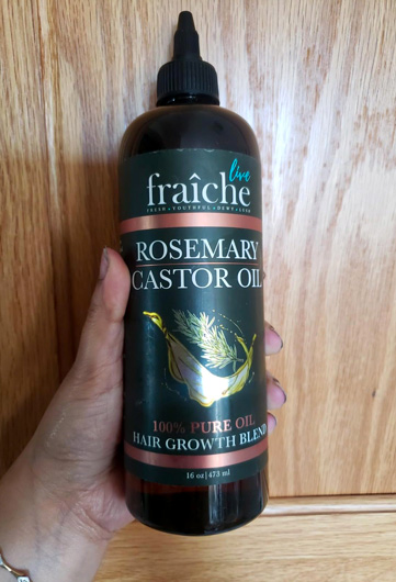 Live Fraiche Rosemary Castor Oil for Hair Growth