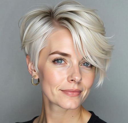 Low-Maintenance Pixie in Natural Grey
