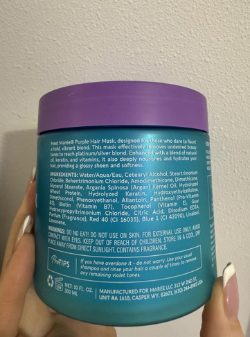 MAREE Hair Mask for Damaged Hair - Keratin Treatment Conditioner