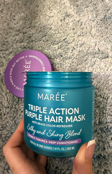 MAREE Purple Hair Mask for Blonde Hair
