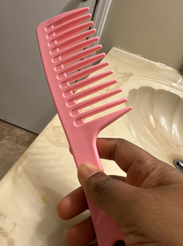 MODENGKONGJIAN 4PCS Wide Tooth Detangling Comb for Curly Hair
