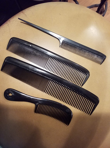 Mars Wellness 4 Piece Professional Comb Set