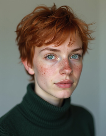 Mini Wolf Cut in Auburn Copper