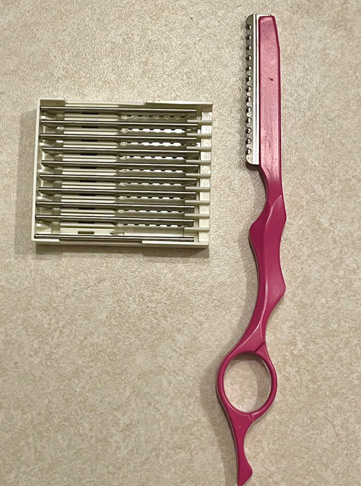 Mudder Hair Styling Razor Comb