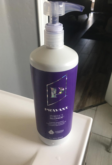 Pravana The Perfect Blonde Purple Toning Shampoo for Color Treated Hair