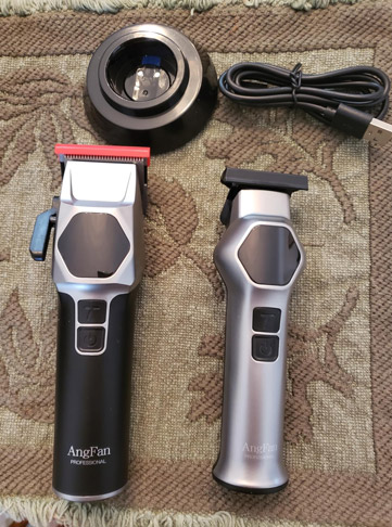 Professional Hair Clippers for Men - Barber-Grade Cordless Clippers & Trimmer Set