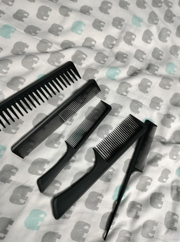 RHOS Wide Tooth Combs for Curly and Thick Hair