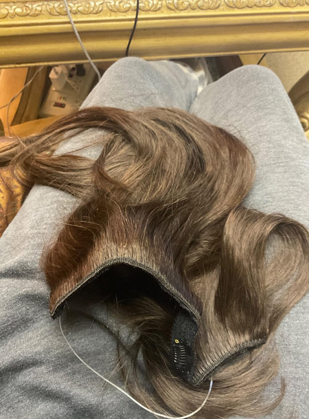 Real Human Halo Hair Extensions
