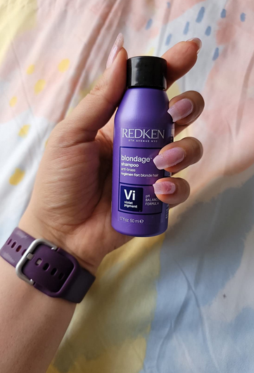 Redken Blondage Color Depositing Purple Shampoo for Blonde Hair