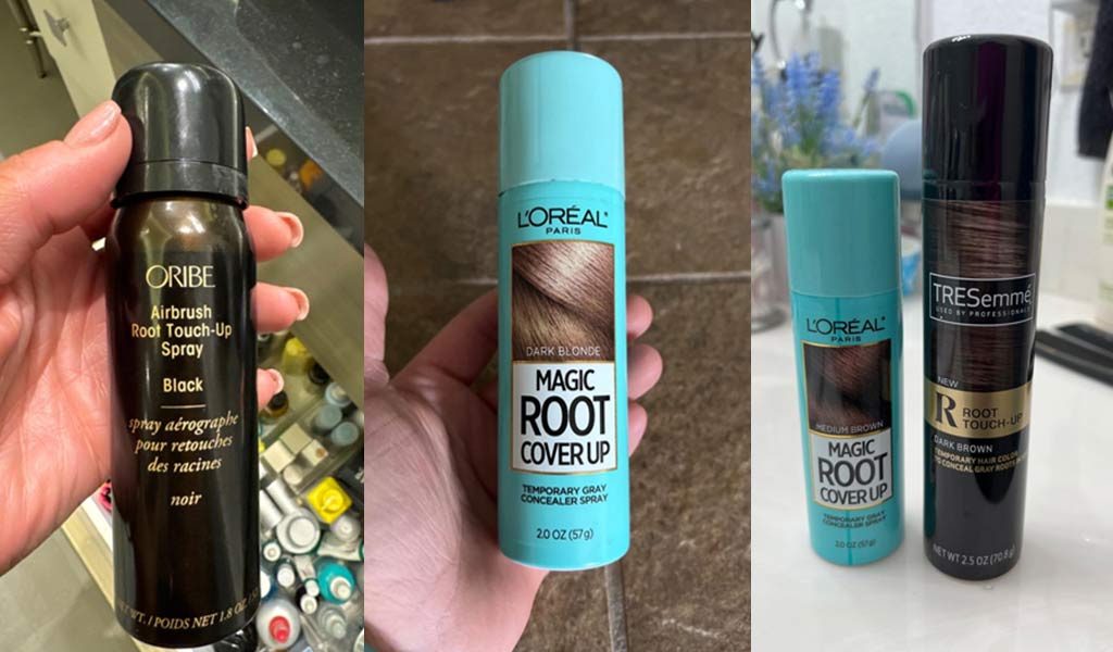 Root Touch-Up Spray for Instant Gray Coverage and Hair Refresh