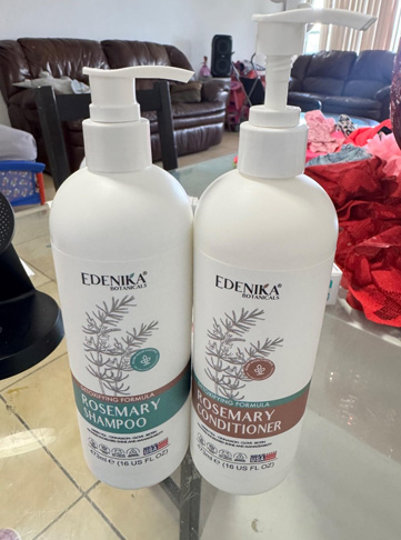 Rosemary Shampoo & Conditioner with Biotin for Thinning Hair