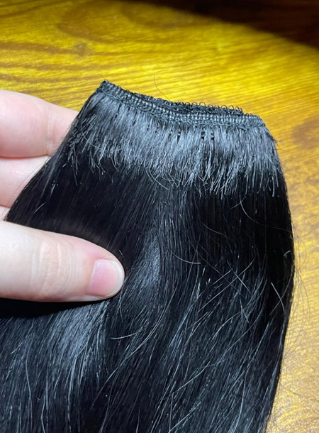 S-noilite Halo Hair Extensions, 100% Real Human Hair (Medium Brown, 65g/16inch)