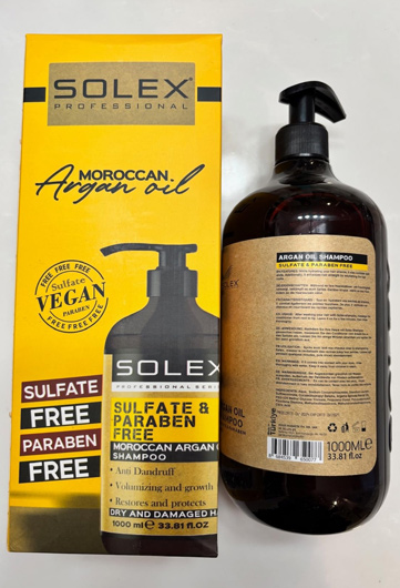 SOLEX Silver Purple Shampoo for Blonde and Color-Treated Hair