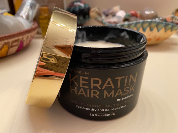 SUNATORIA Keratin Hair Mask - Deep Conditioner for Dry Damaged Hair
