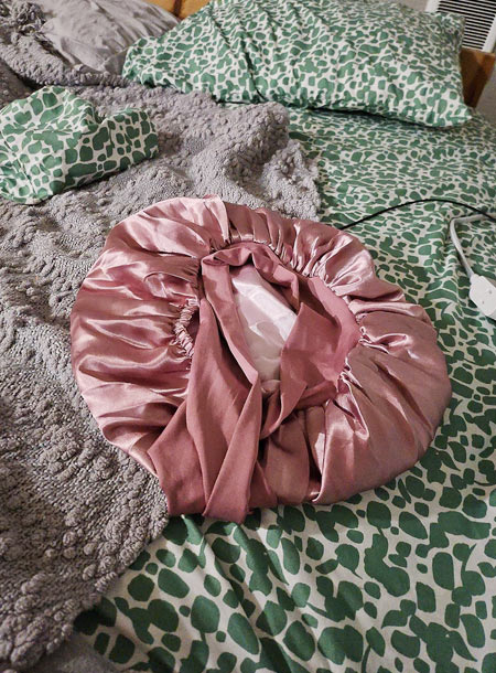 Satin Silk Bonnet for Sleeping (Double Layer Hair Bonnet)