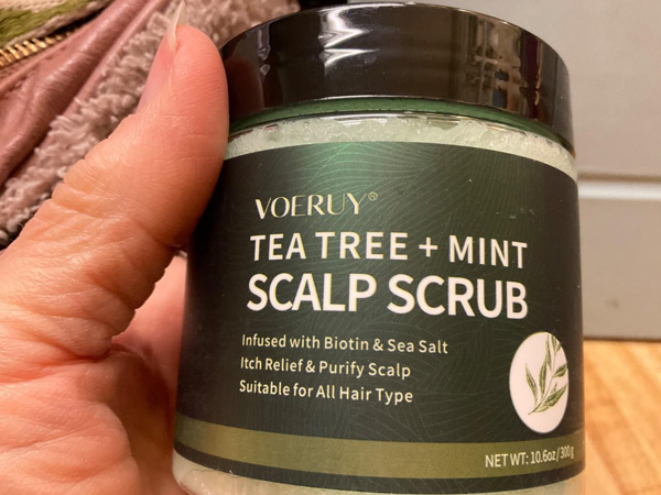Scalp Scrub Tea Tree Exfoliator Shampoo with Mint Oil