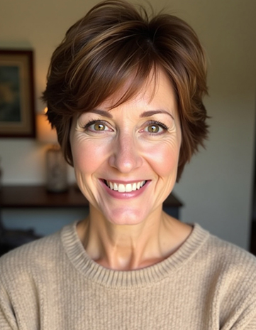 Shaggy Pixie – Auburn Highlights