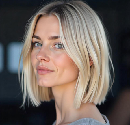 Sliced Lob – Beige Blonde