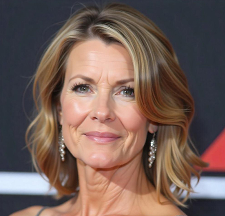 Layered Shag with Blonde Lowlights
