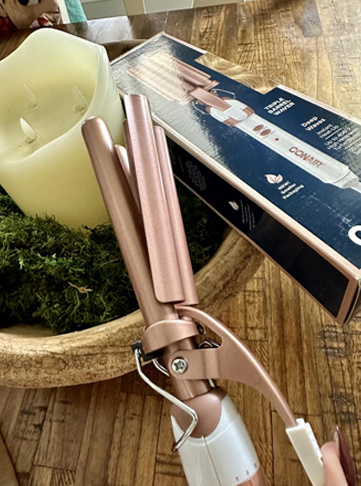 TOP4EVER 3 Barrel Curling Iron for Beach Waves