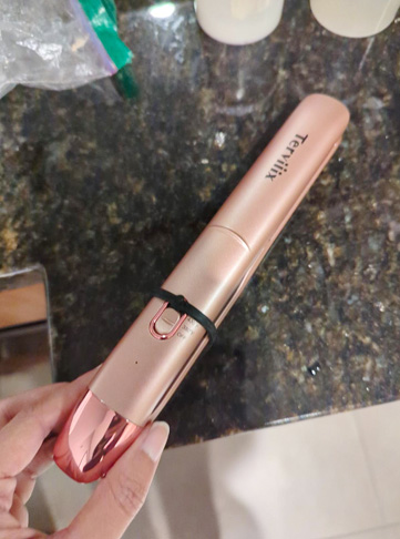Terviiix Cordless Hair Straightener Portable Size