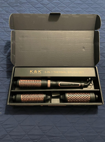 Thermal Brush, 3-in-1 Pro Negative Ion Hair Tool