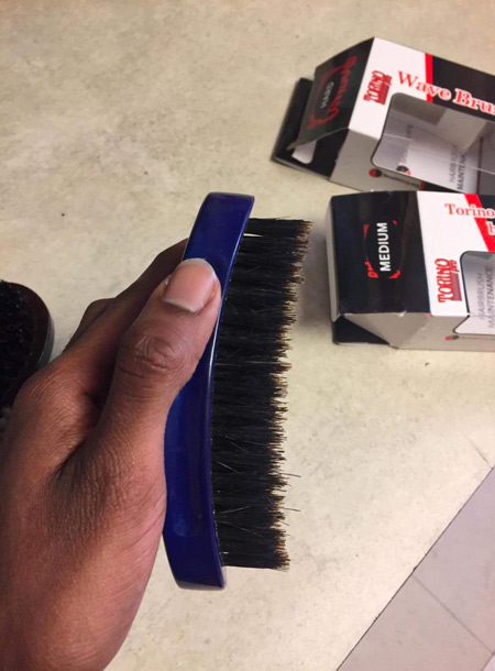 Torino Pro Wave Palm Brush #730 by Brush King