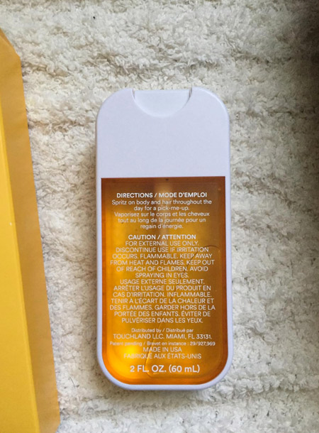 Touchland Power Essence Hydrating Body & Hair Fragrance