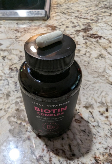 Vital Vitamins Biotin Complex Pills for Hair, Skin, & Nails